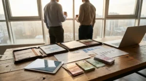 Gestion de portefeuille Crédit Agricole sur table, diversification placements