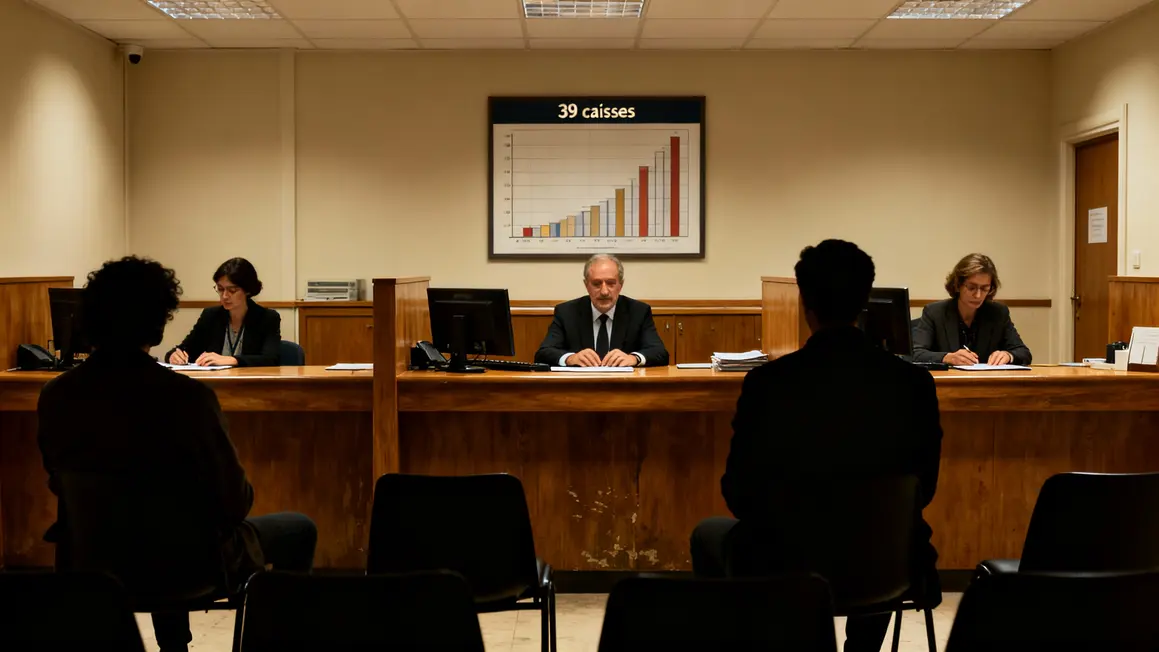 Salle agence Crédit Agricole conseillers et clients