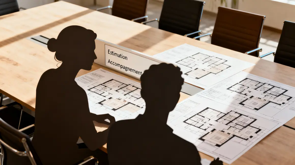 Salle reunion estimation accompagnement immobilier Paris