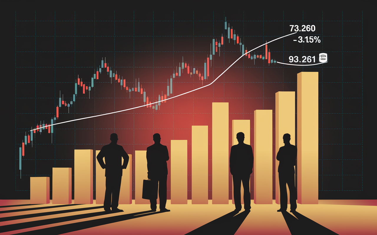 tableau boursier avec chiffres, action eramet