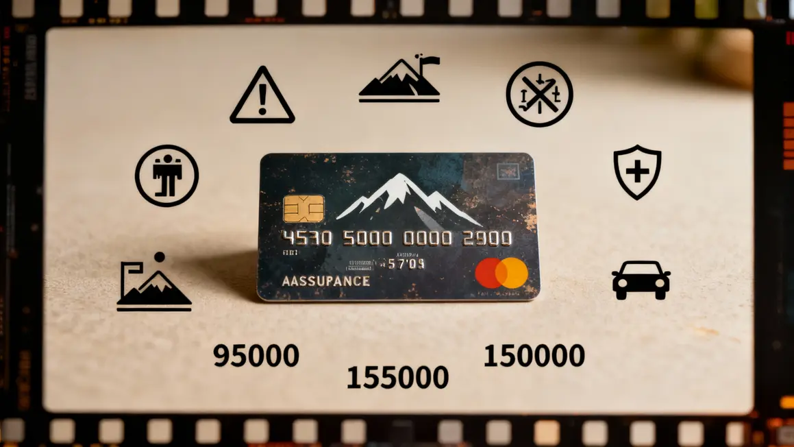 Icônes assurances garanties Mastercard Crédit Mutuel