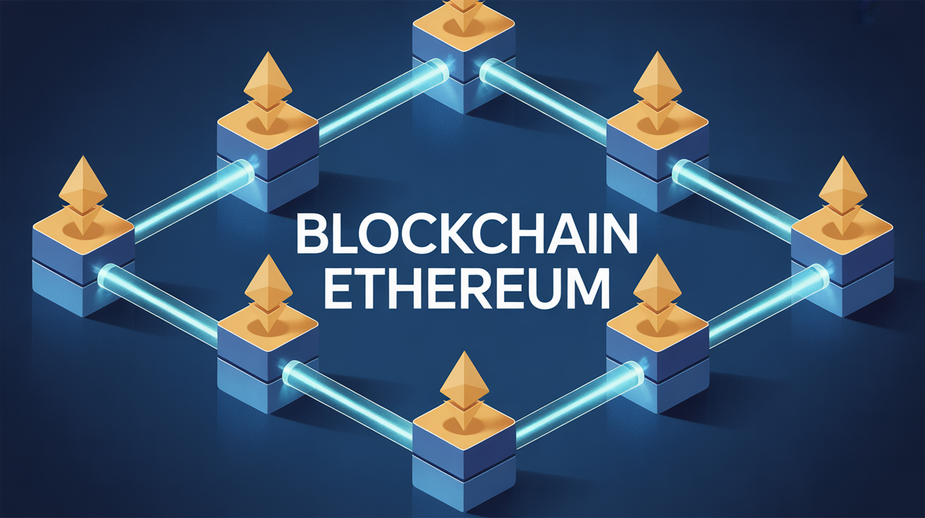 blockchain ethereum etherscan illustration