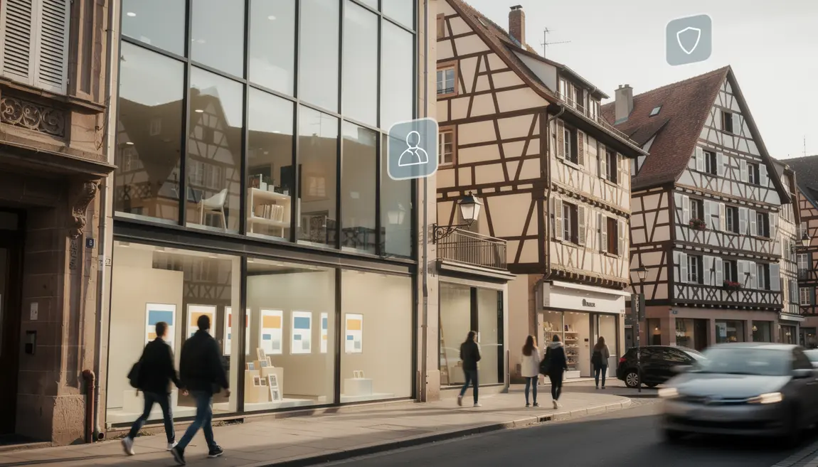 Strasbourg devant agences immobilières, ambiance sécurité, fiabilité, comparatif