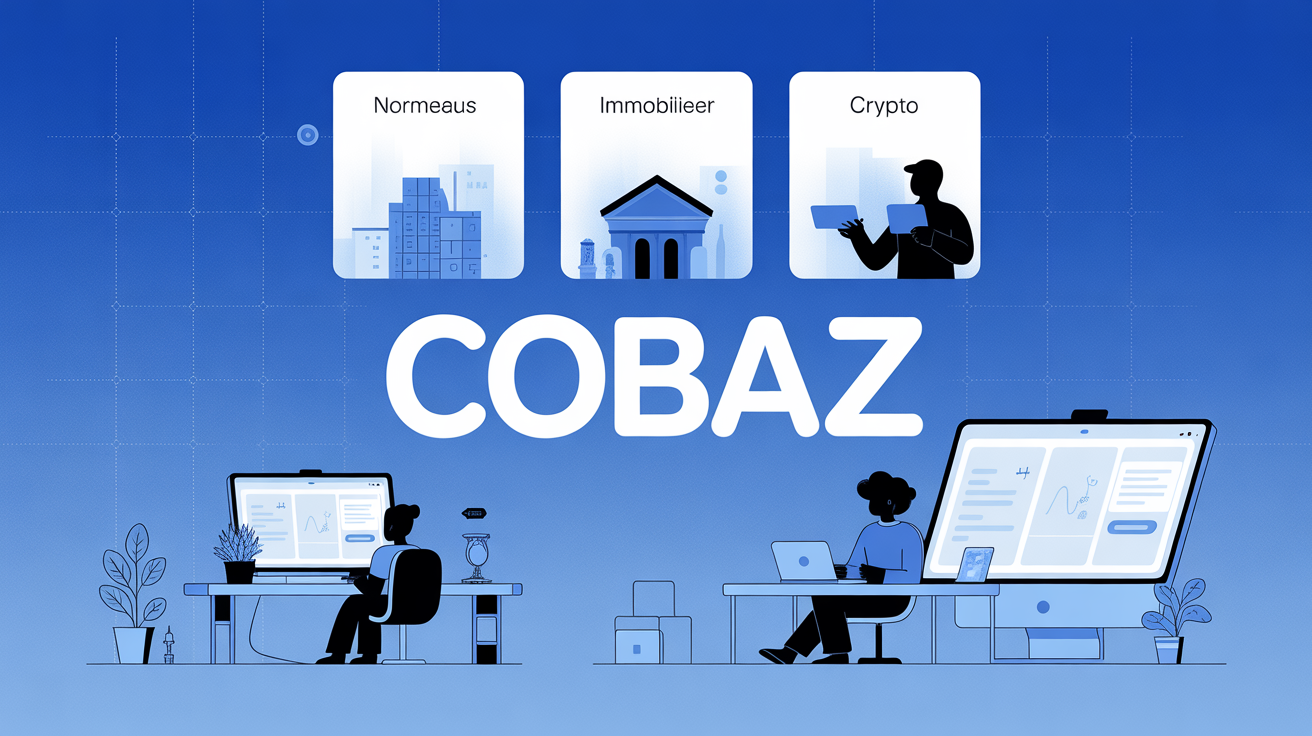 interface cobaz moderne bleu securisee