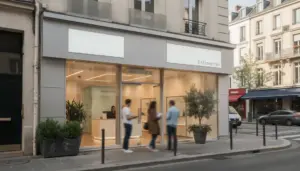 Facade moderne agence Blot Immobilier Grand Ouest