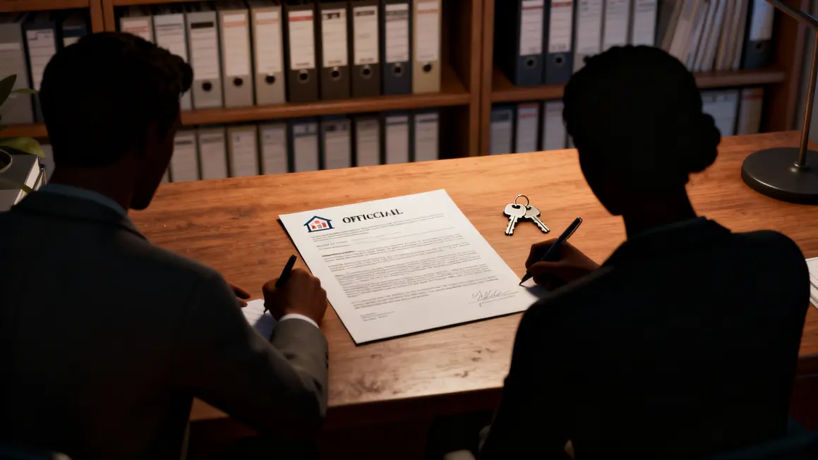 bureau notaire immobilier acte signature