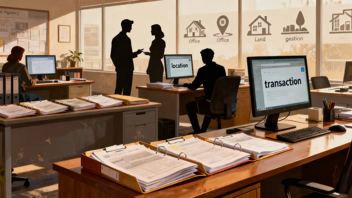 Interieur agence Blot Immobilier services