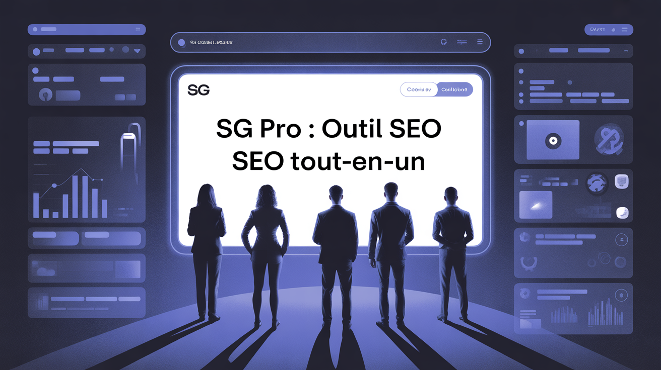 Tableau de bord digital sg pro outil seo