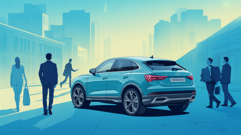 audi q3 sportback suv compact fond urbain
