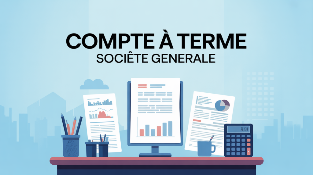 illustration bureau compte à terme société générale
