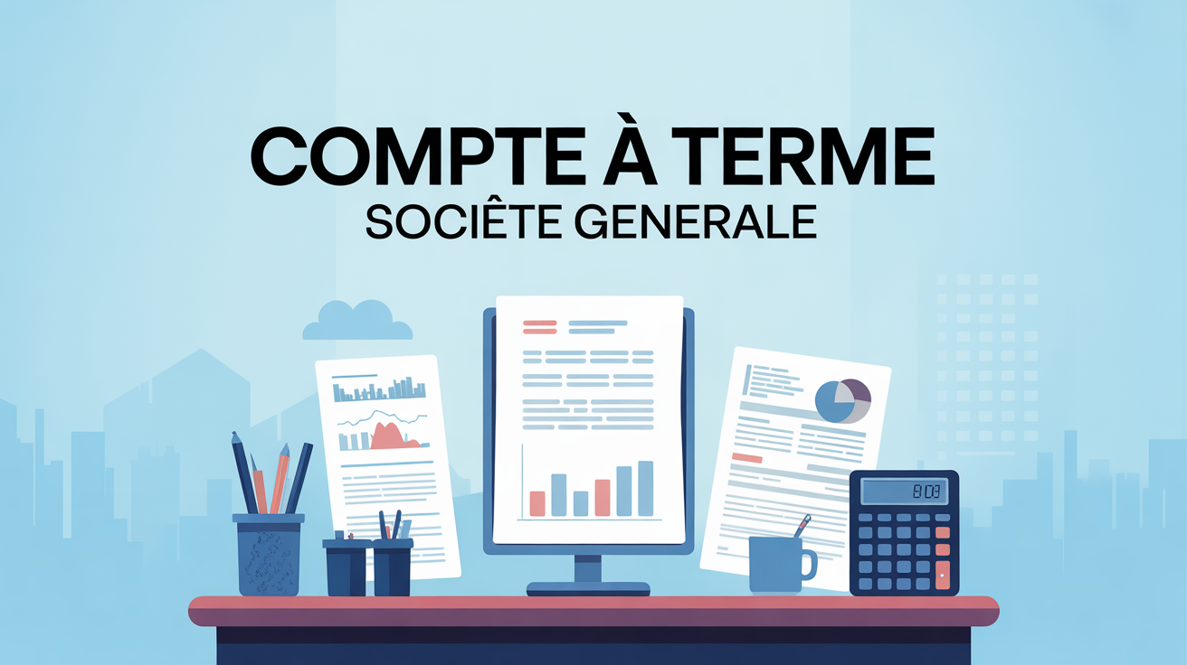 illustration bureau compte à terme société générale
