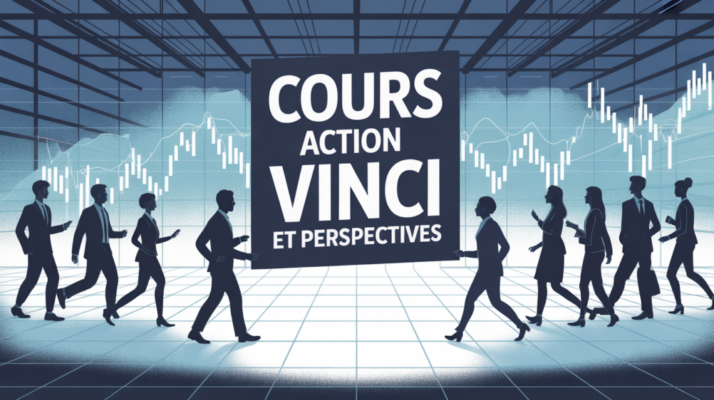 Salle et graphique, cours de bourse de vinci