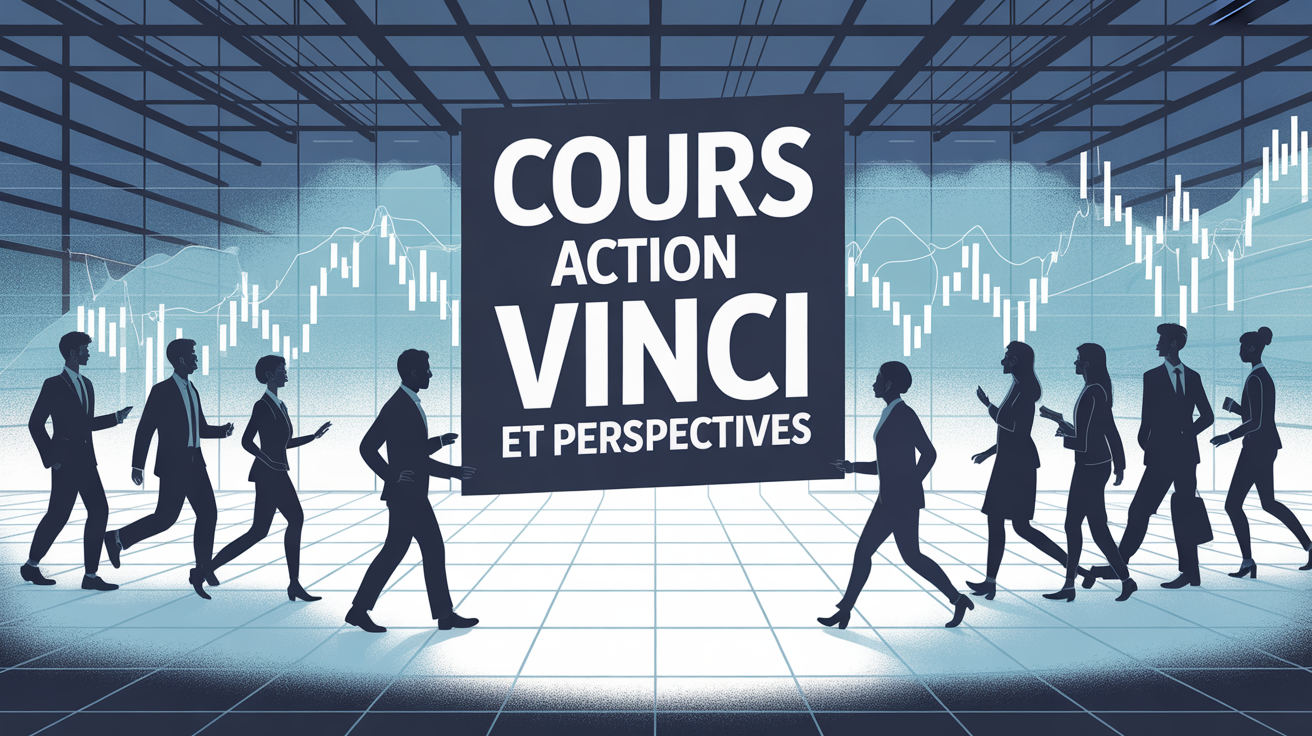 Salle et graphique, cours de bourse de vinci