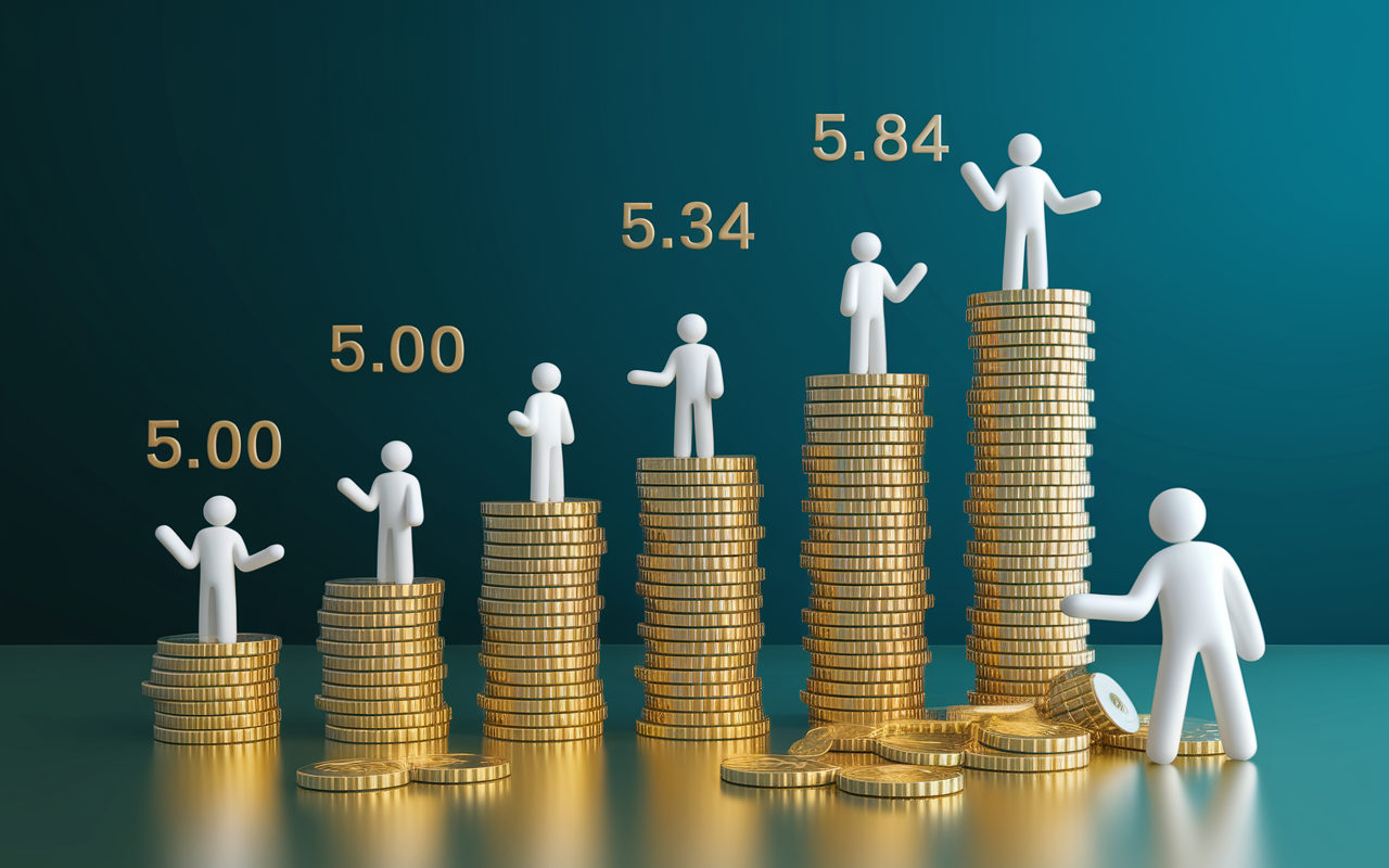 Tableau financier, cours de bourse de vinci