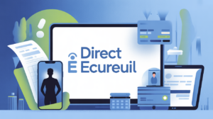 illustration ecureuil direct interface sécurisée