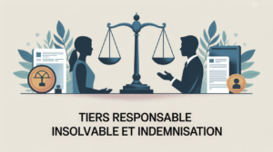 Insolvabilité du tiers responsable balance justice