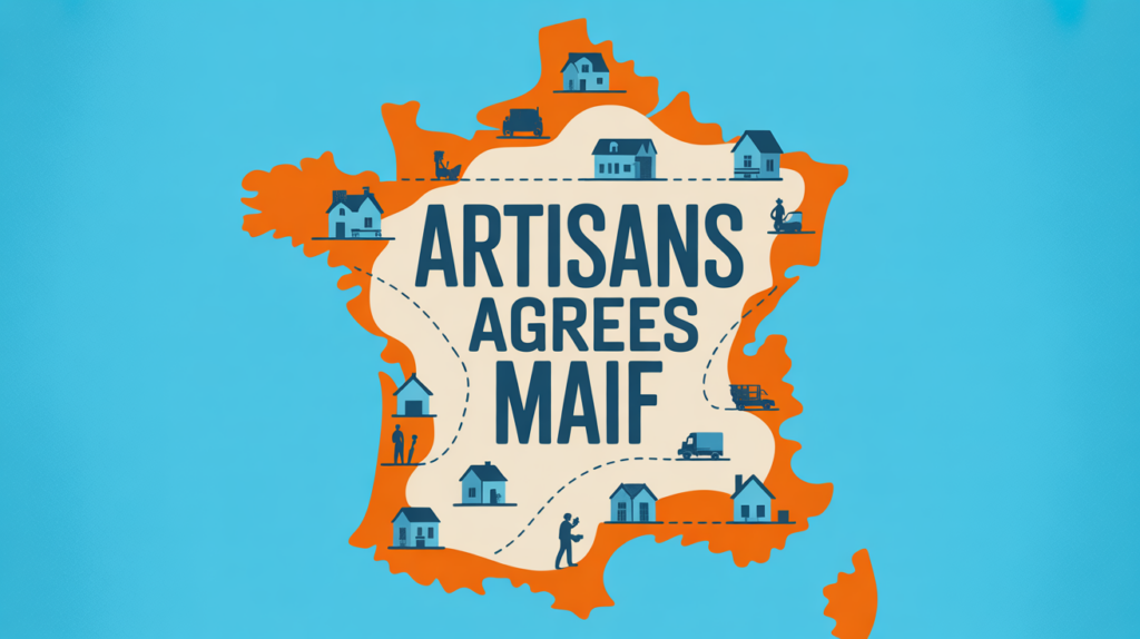 maif liste artisans agréés carte France réseau
