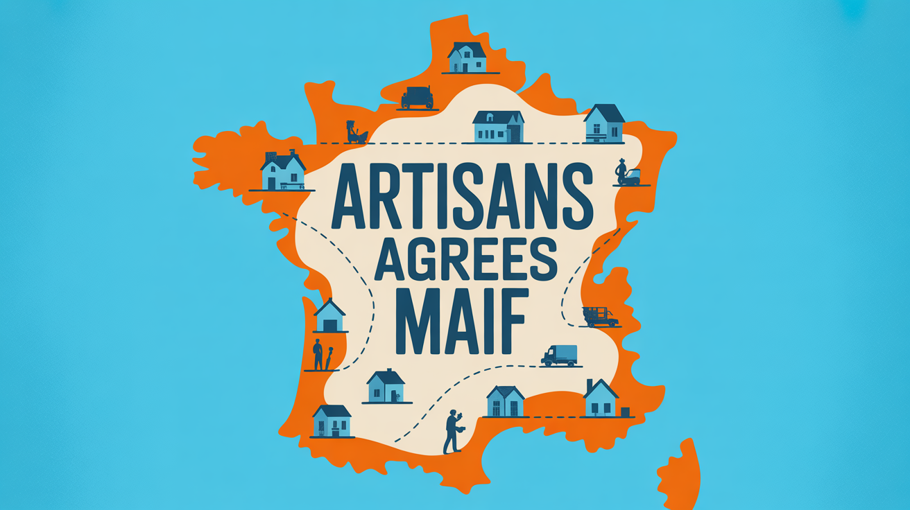 maif liste artisans agréés carte France réseau