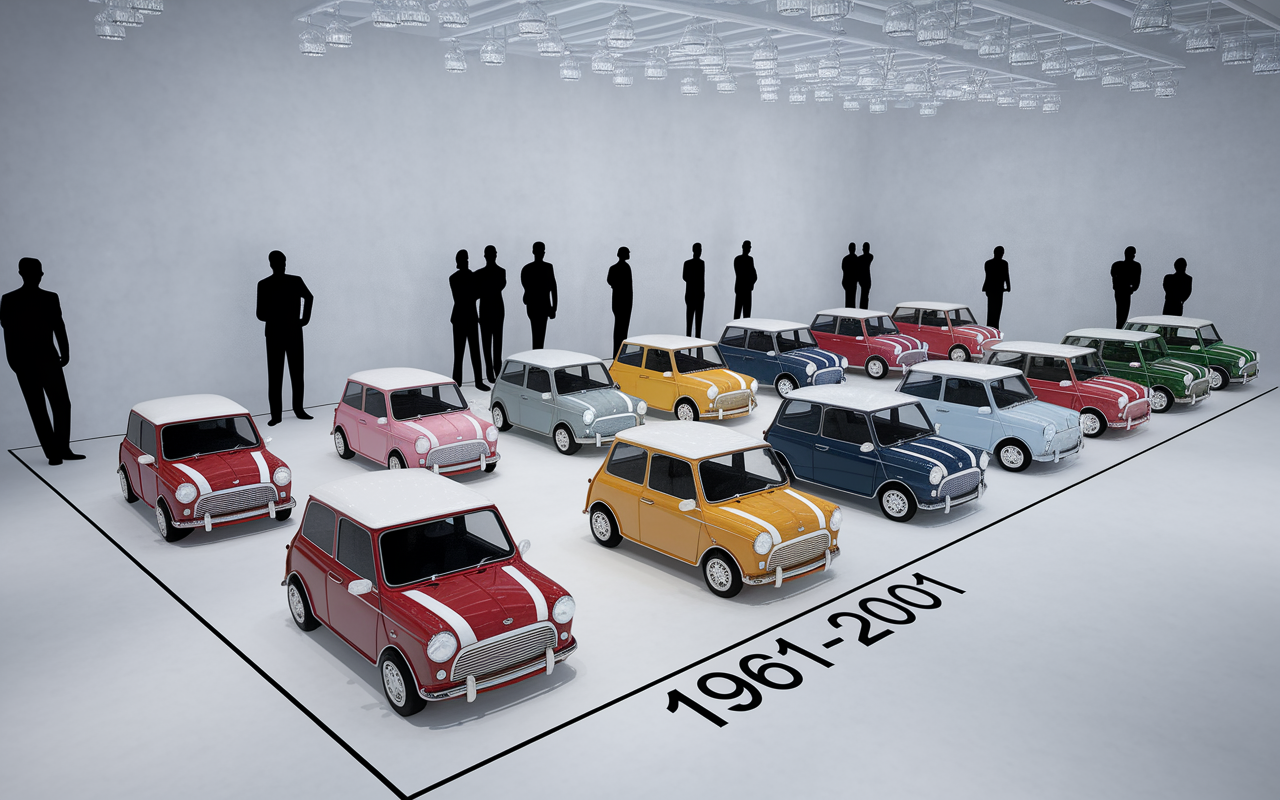 Showroom Mini Austin divers modèles