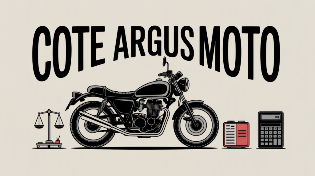 illustration argus d une moto moderne avec carnet entretien