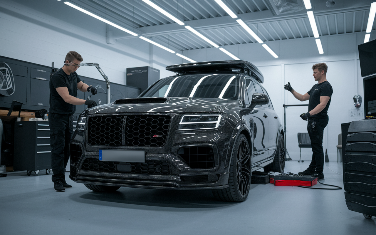 urus mansory personnalisation carrosserie atelier