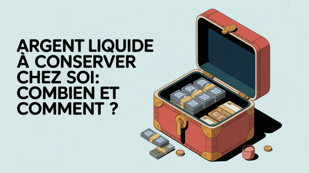 argent liquide chez soi coffre fort moderne