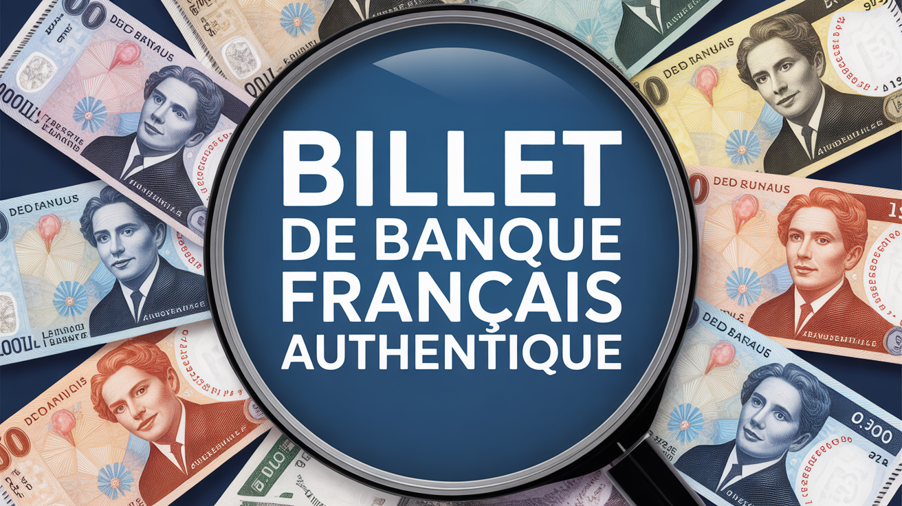 anciens billet de banque france authentique