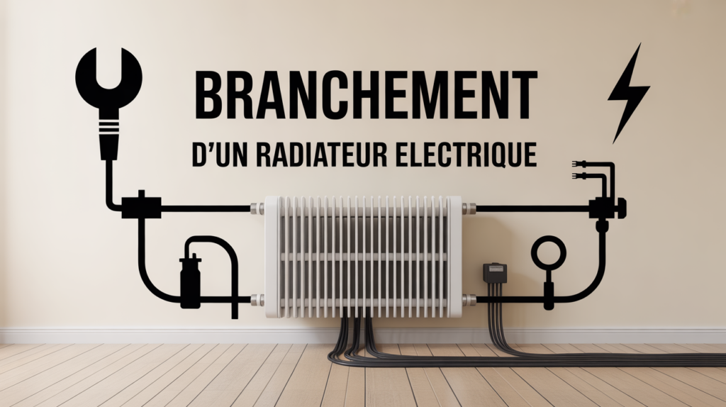 installation radiateur électrique câblage mural