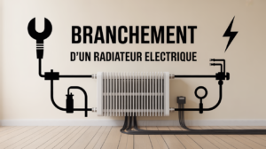 installation radiateur électrique câblage mural