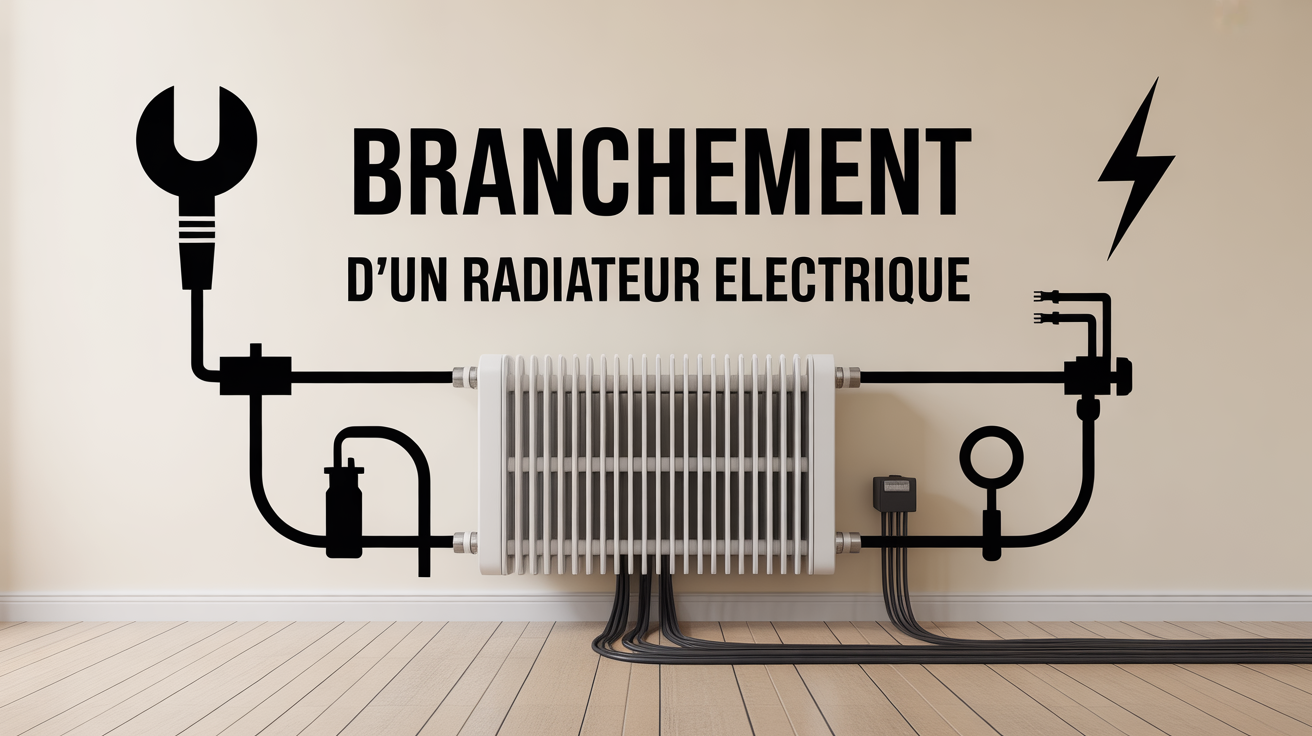 installation radiateur électrique câblage mural