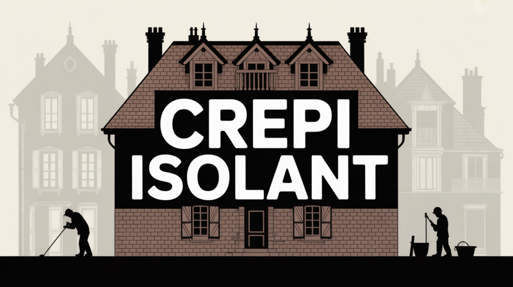 Façade avec crepi isolant