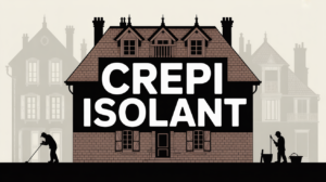 Façade avec crepi isolant