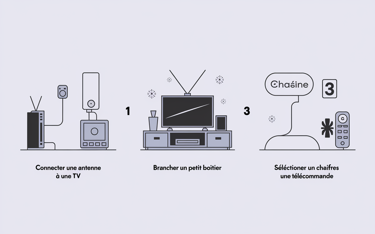installation étape décodeur tv sans abonnement