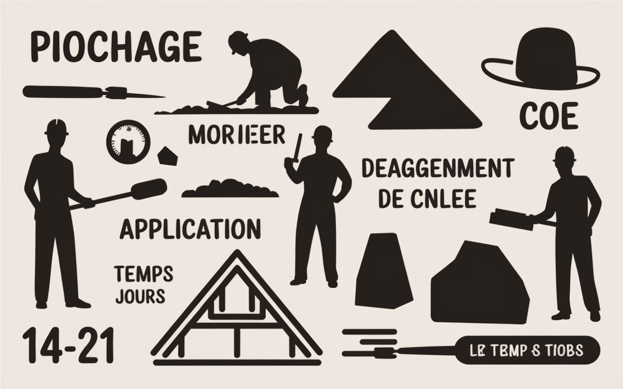 etapes enduit pierre vue sechage