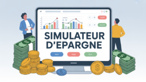 simulateur epargne simulation tablette graphique