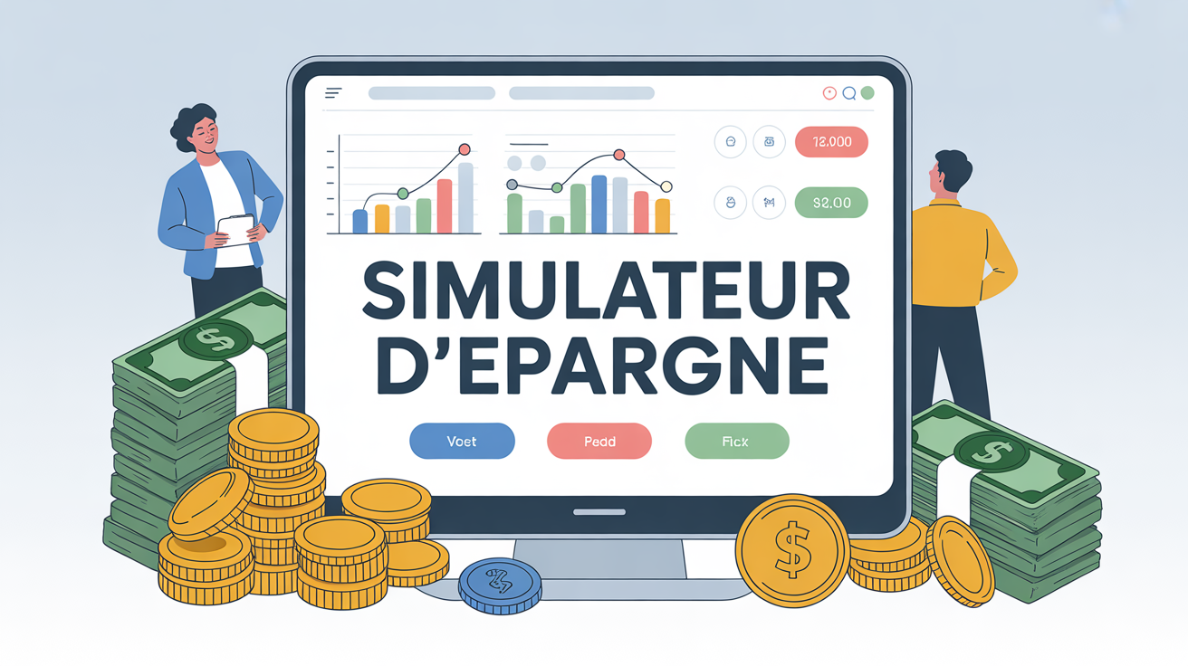simulateur epargne simulation tablette graphique