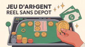 Illustration jeux d'argent reel sans depot avec bonus