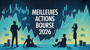 meilleur action bourse 2026 graphique stylise