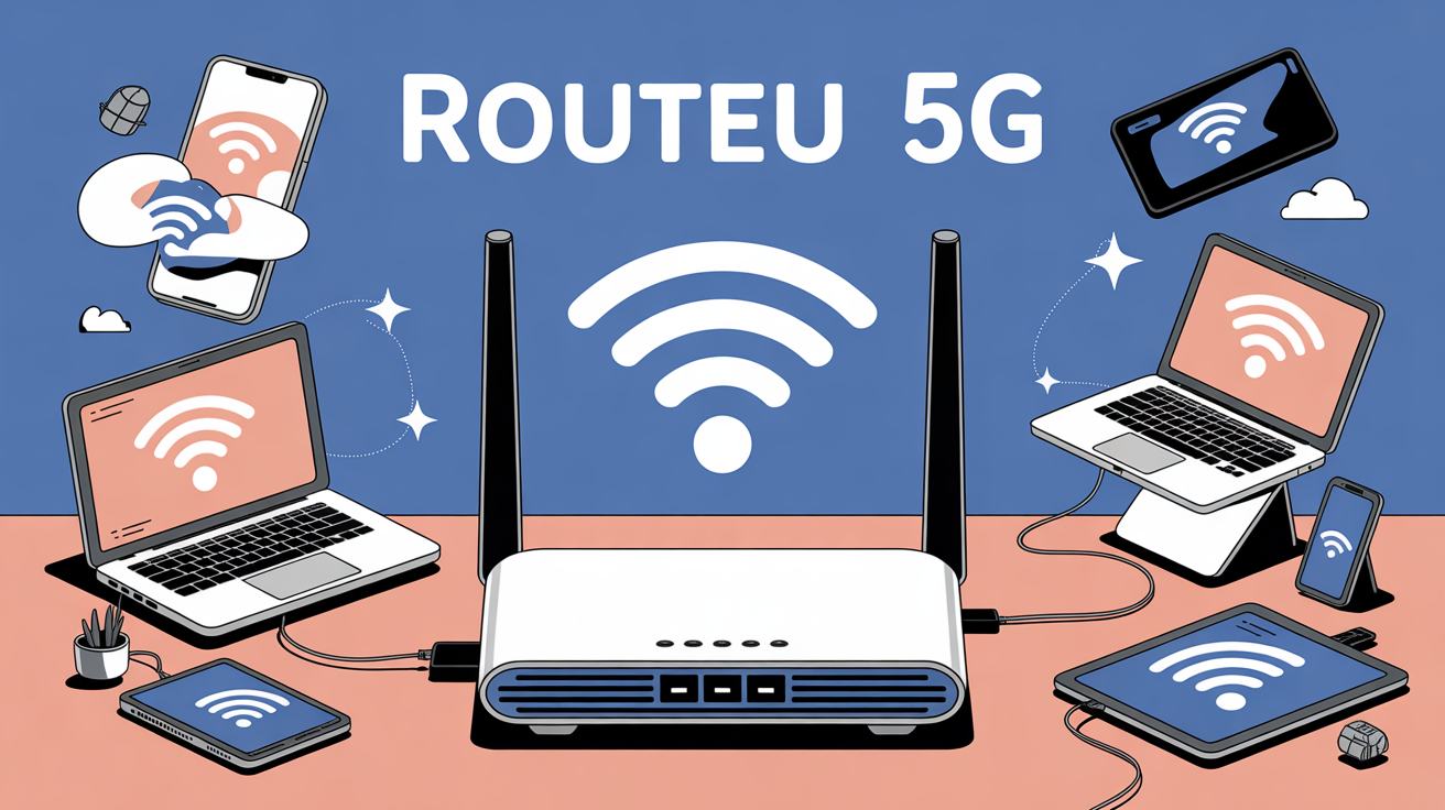 meilleur routeur 5g sur table avec appareils connectes