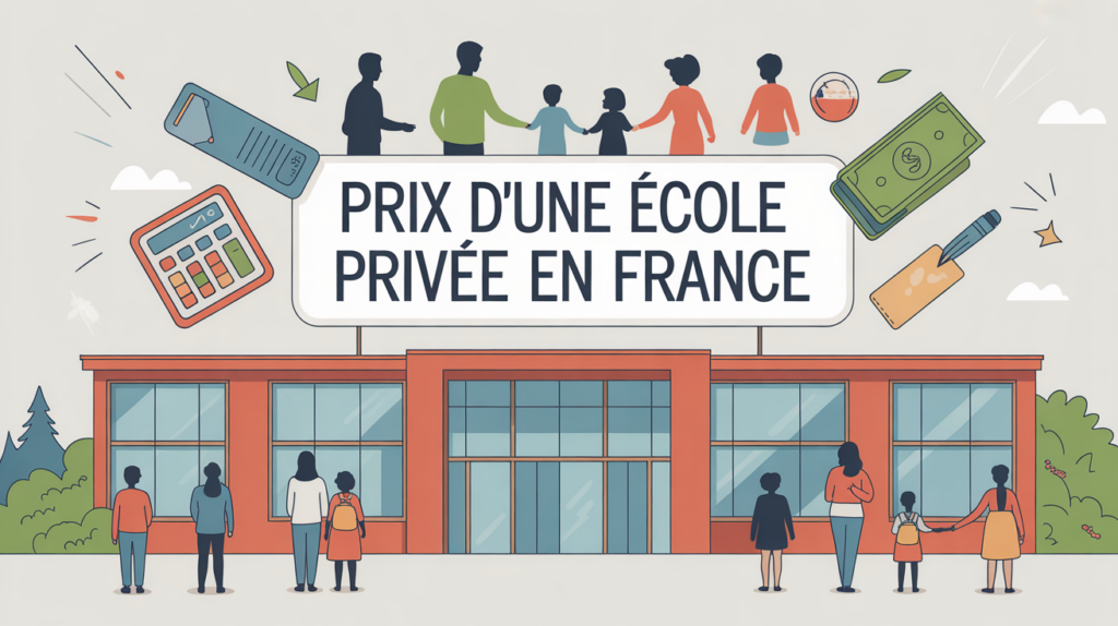 illustration prix ecole privé France