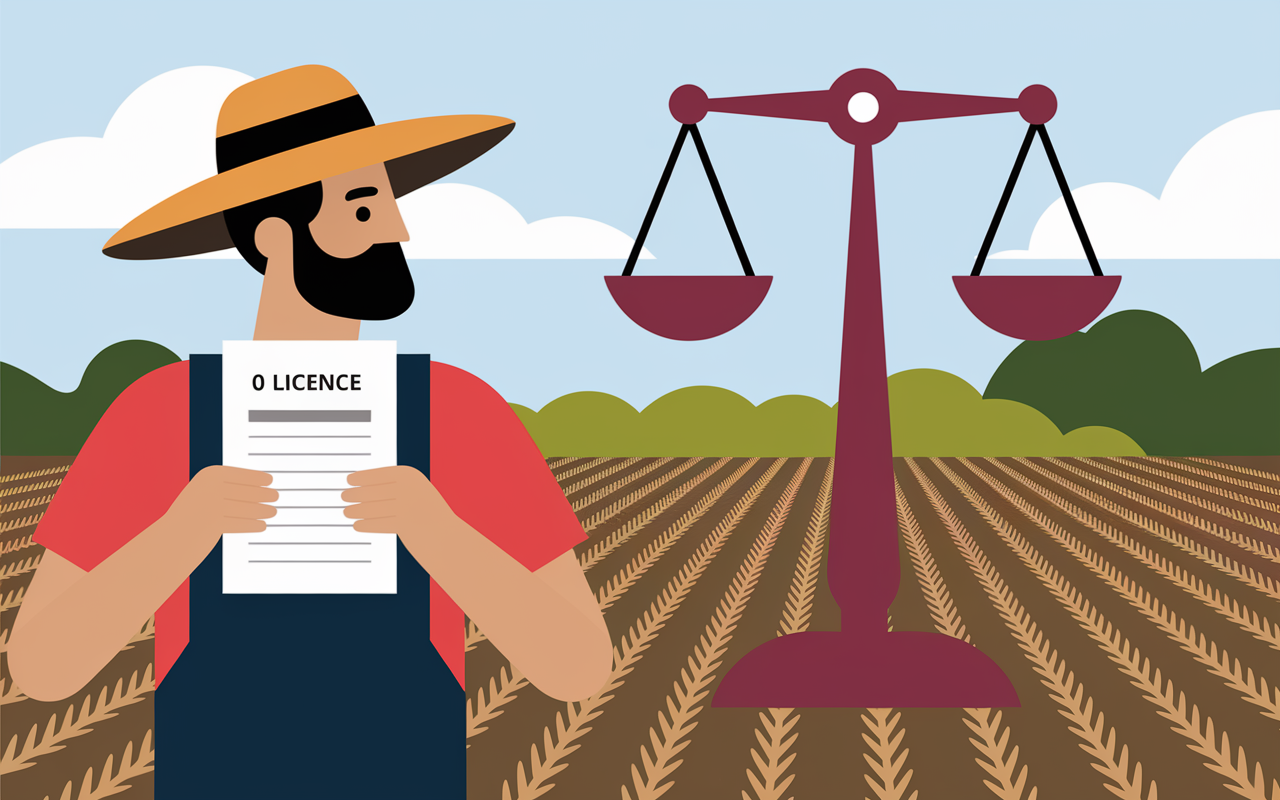 agriculteur champ chanvre 0 licence prix licence producteur cbd france