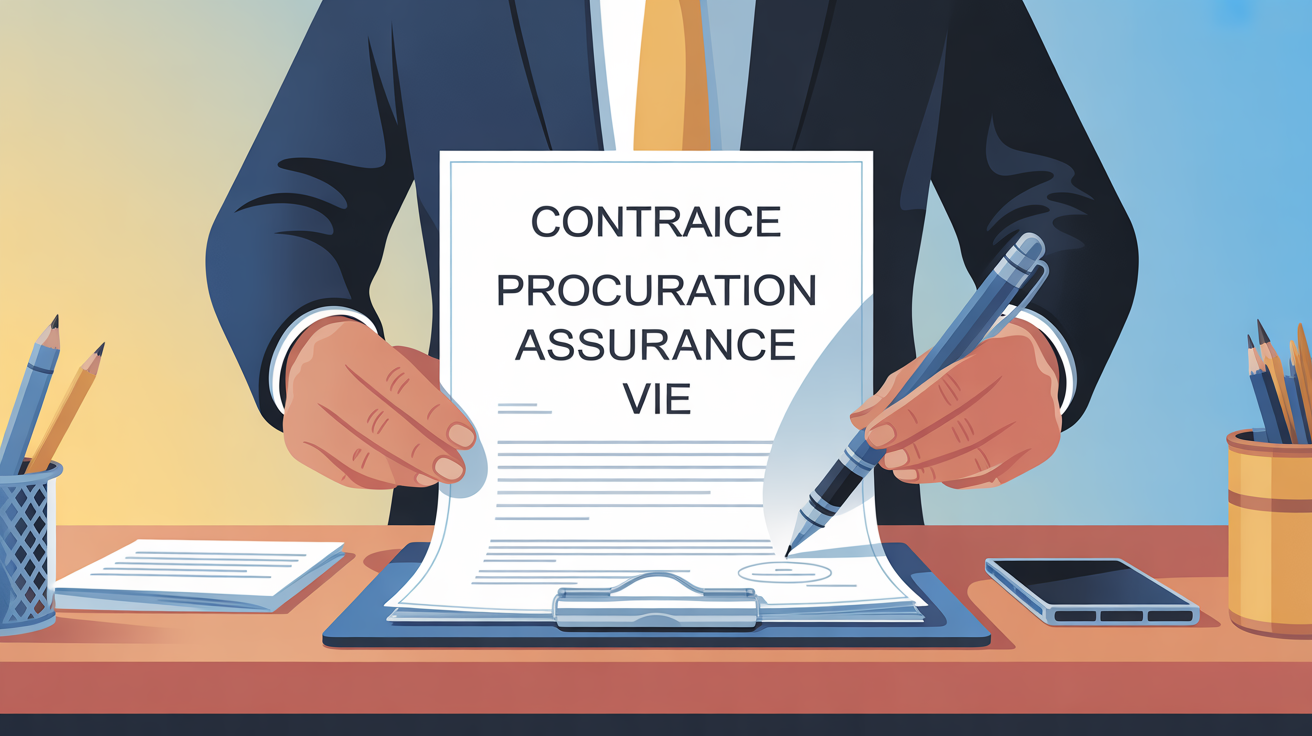 illustration procuration sur assurance vie dossier contrat