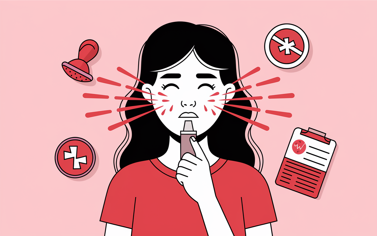 adolescent puff sans nicotine est-ce dangereux irritation