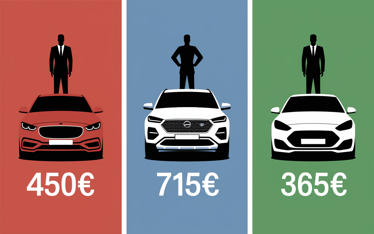 quelle voiture de fonction pour cadre berline suv compacte tableau
