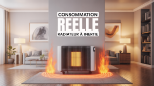 radiateur à inertie consommation et chaleur visible