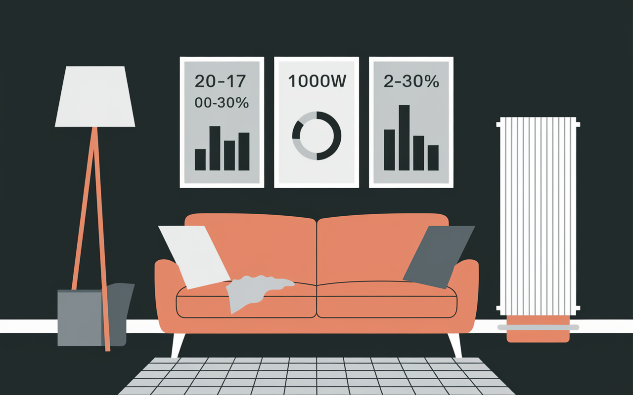 radiateur à inertie consommation estimation