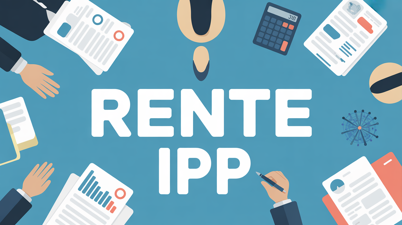 simulateur rente ipp illustration bureau documents