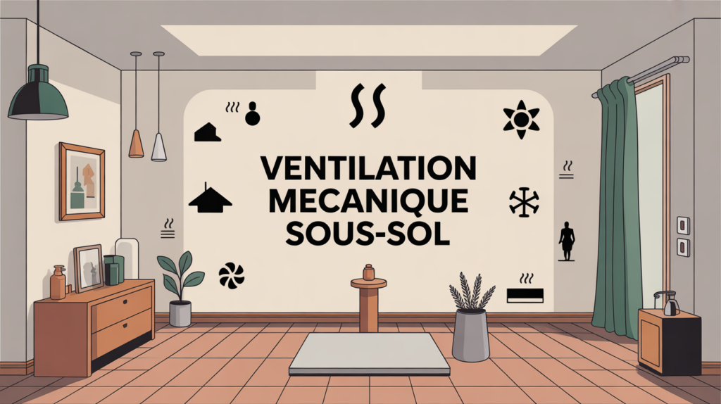 schema sous sol ventilation mecanique et humidite