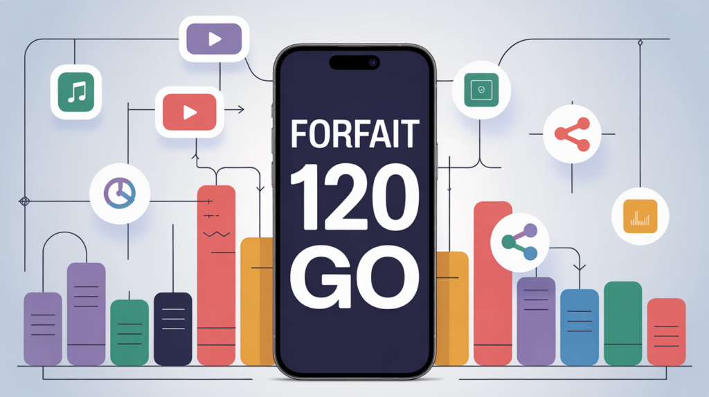 120 go internet combien de temps smartphone et icones usages