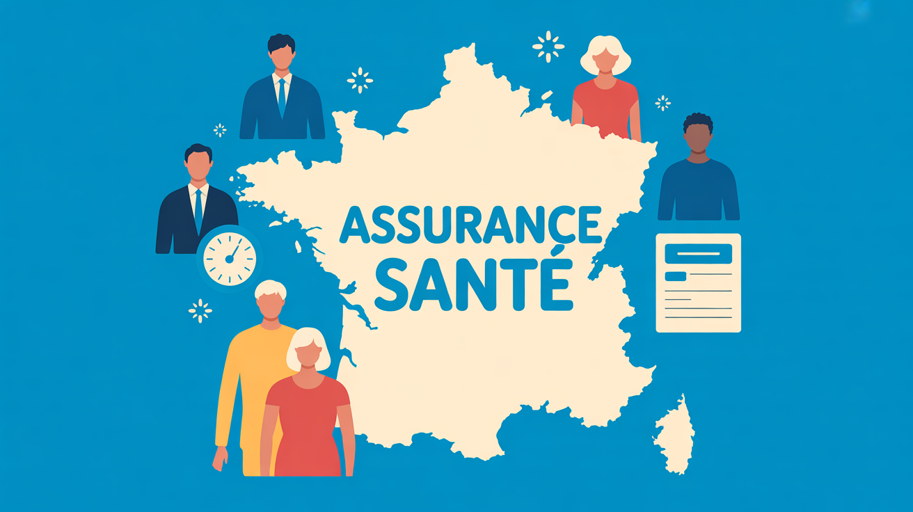 Illustration assurance santé bestassurance carte France